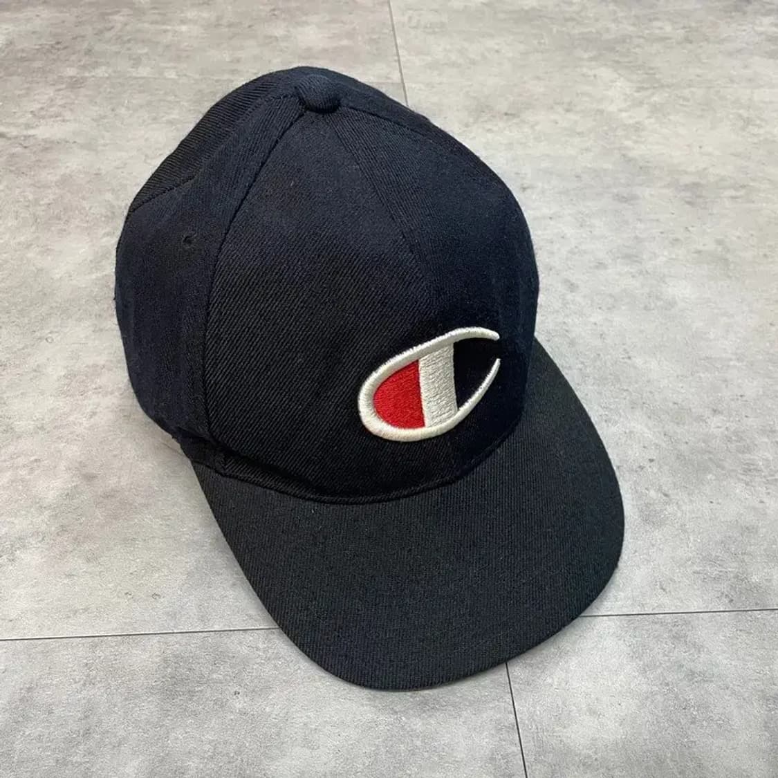 OS 챔피온 빅 C 로고 스냅백 블랙 상품이미지2