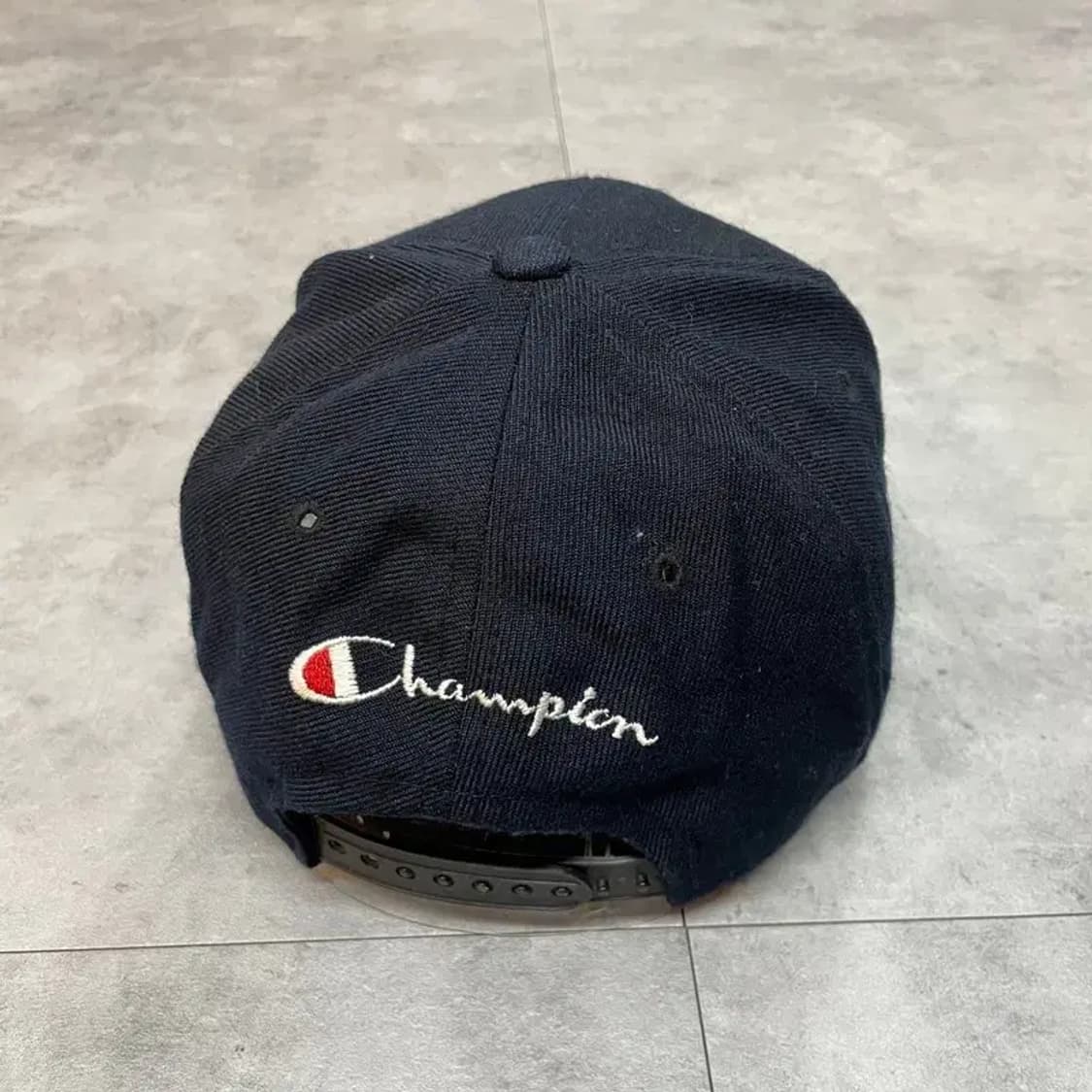 OS 챔피온 빅 C 로고 스냅백 블랙 상품이미지3