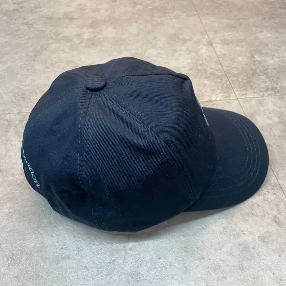 OS 새상품 레스트앤레크레이션 로고 코튼 볼캡 네이비 상품이미지4