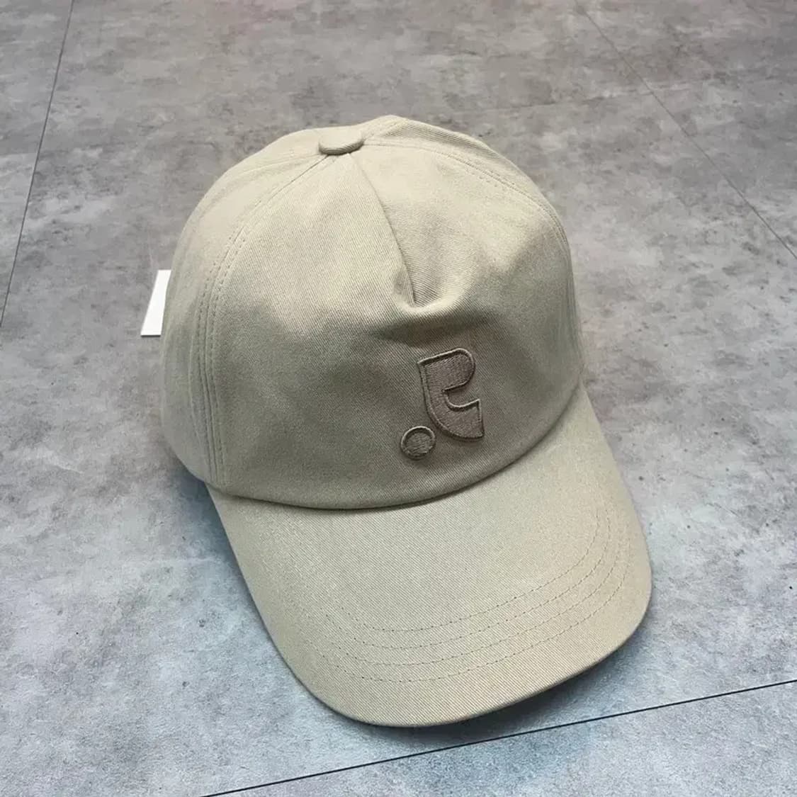 OS 새상품 레스트앤레크레이션 로고 코튼 볼캡 베이지 상품이미지2