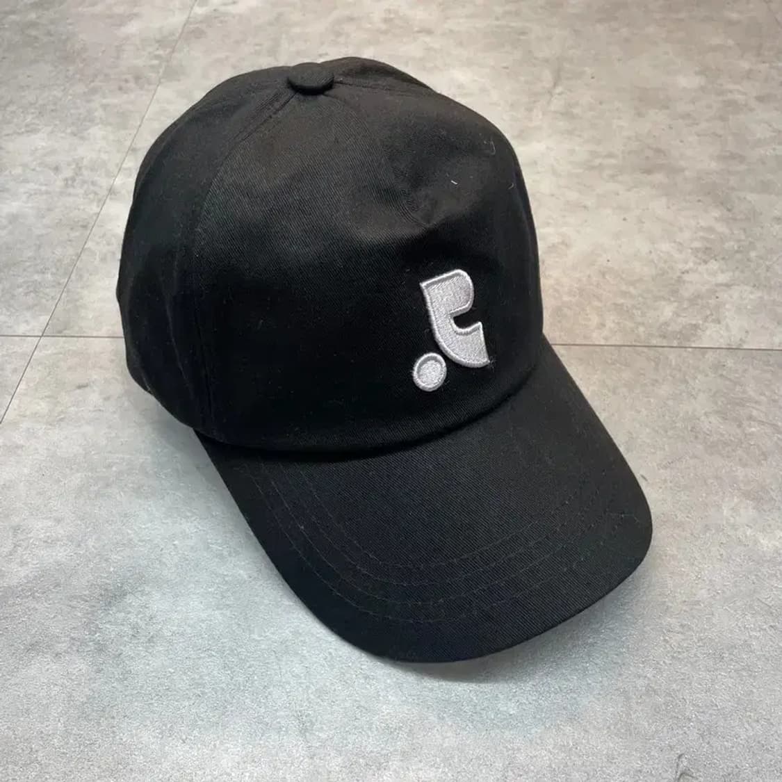 OS 새상품 레스트앤레크레이션 로고 코튼 볼캡 블랙 상품이미지2