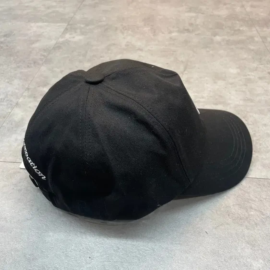 OS 새상품 레스트앤레크레이션 로고 코튼 볼캡 블랙 상품이미지4