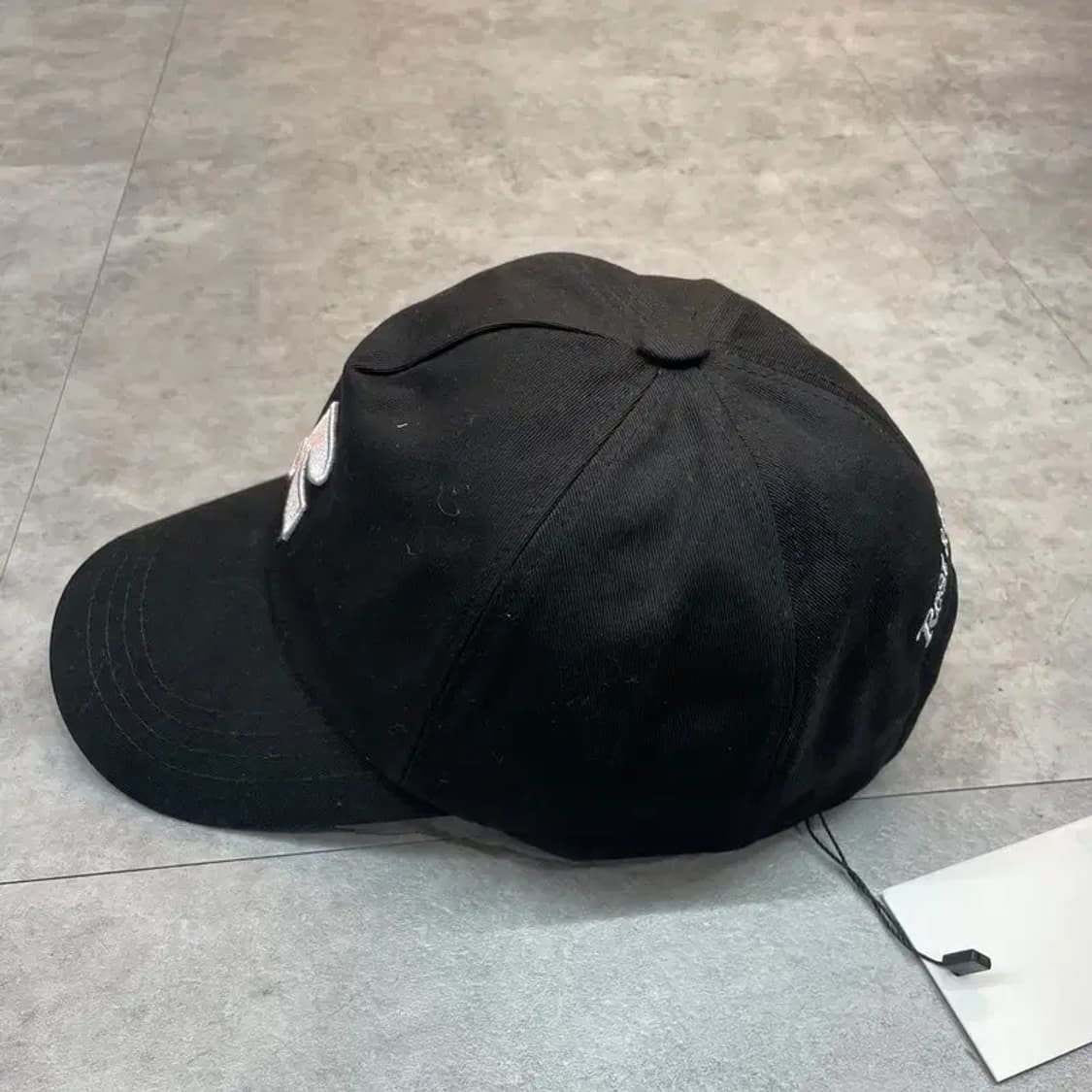 OS 새상품 레스트앤레크레이션 로고 코튼 볼캡 블랙 상품이미지5