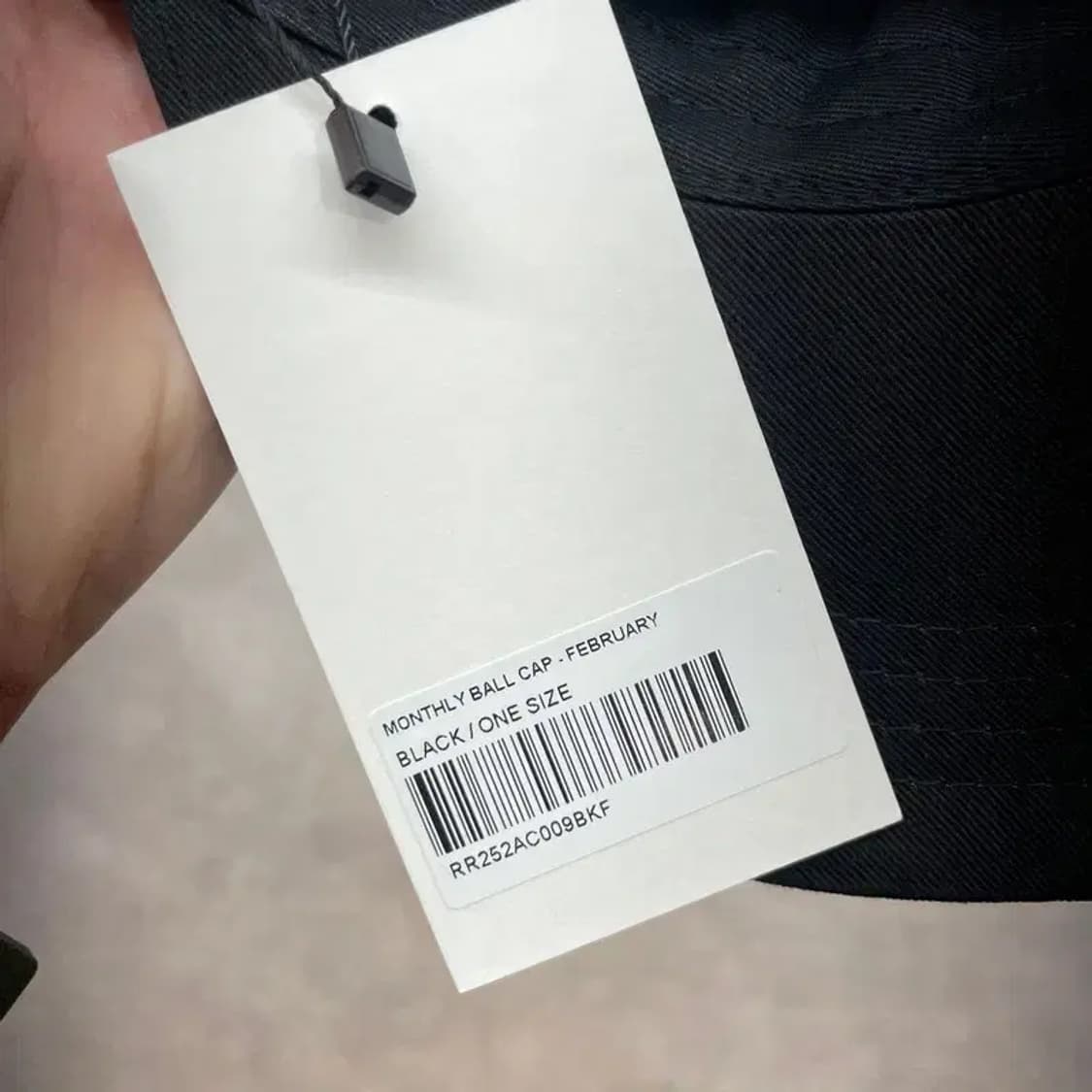 OS 새상품 레스트앤레크레이션 로고 코튼 볼캡 블랙 상품이미지8