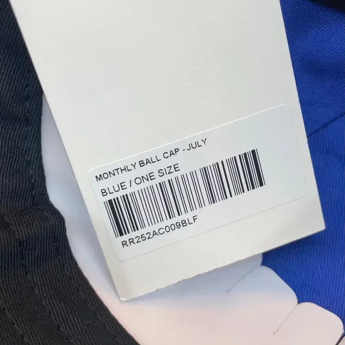 OS 새상품 레스트앤레크레이션 로고 코튼 볼캡 블루 상품이미지8