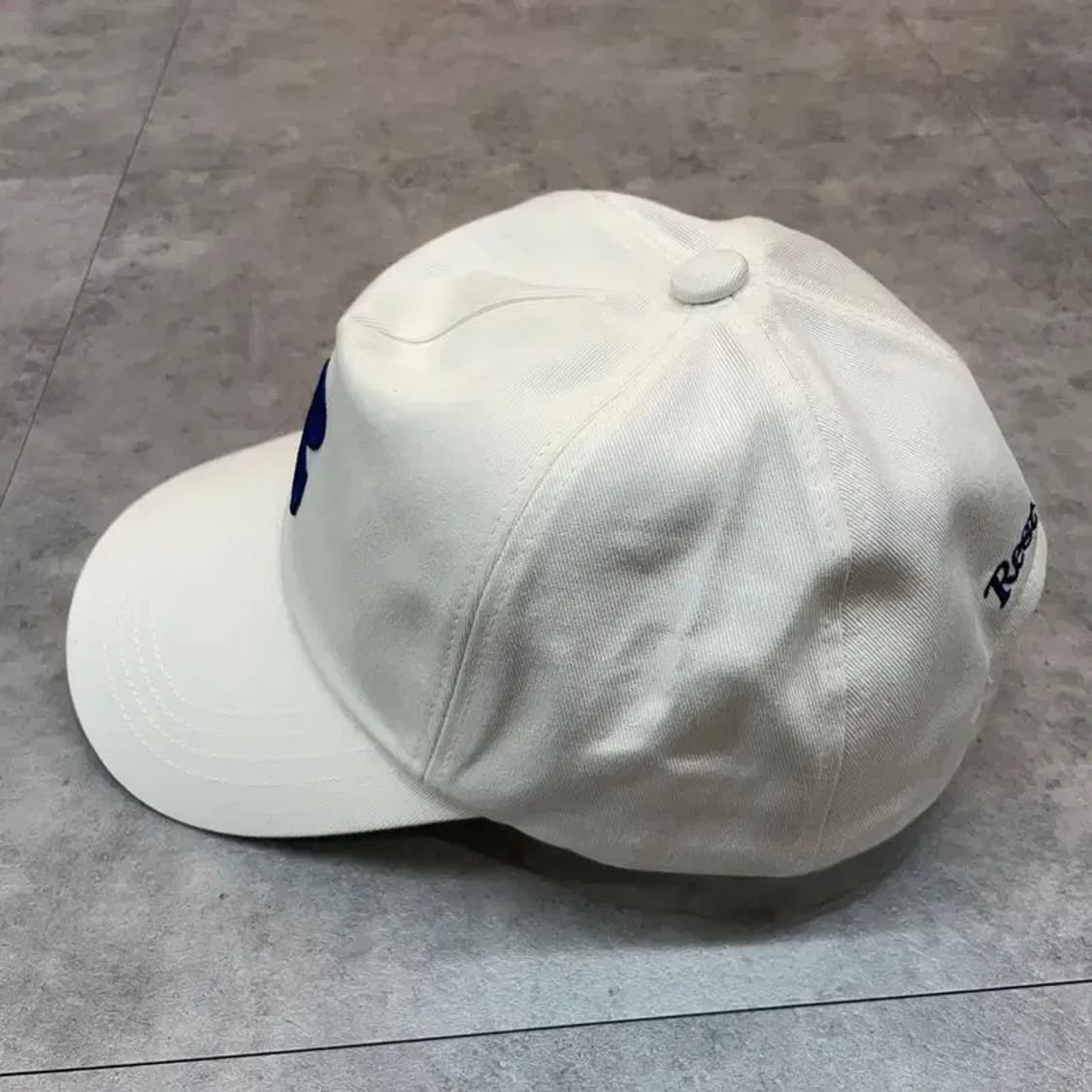OS 새상품 레스트앤레크레이션 로고 코튼 볼캡 화이트 상품이미지5