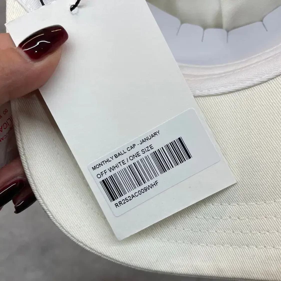 OS 새상품 레스트앤레크레이션 로고 코튼 볼캡 화이트 상품이미지8