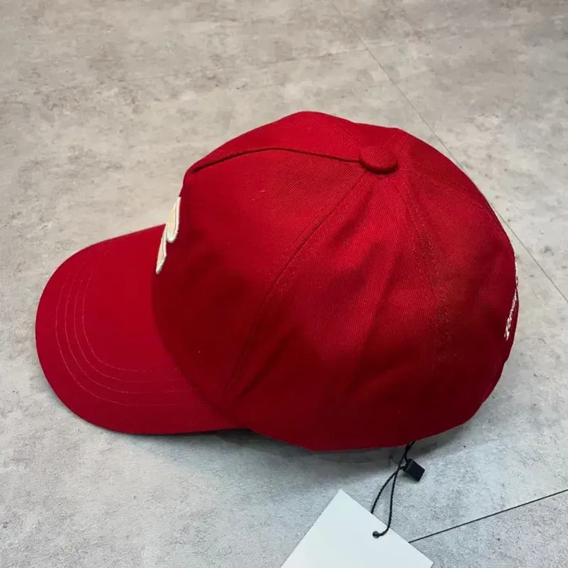 OS 새상품 레스트앤레크레이션 로고 코튼 볼캡 레드 상품이미지5