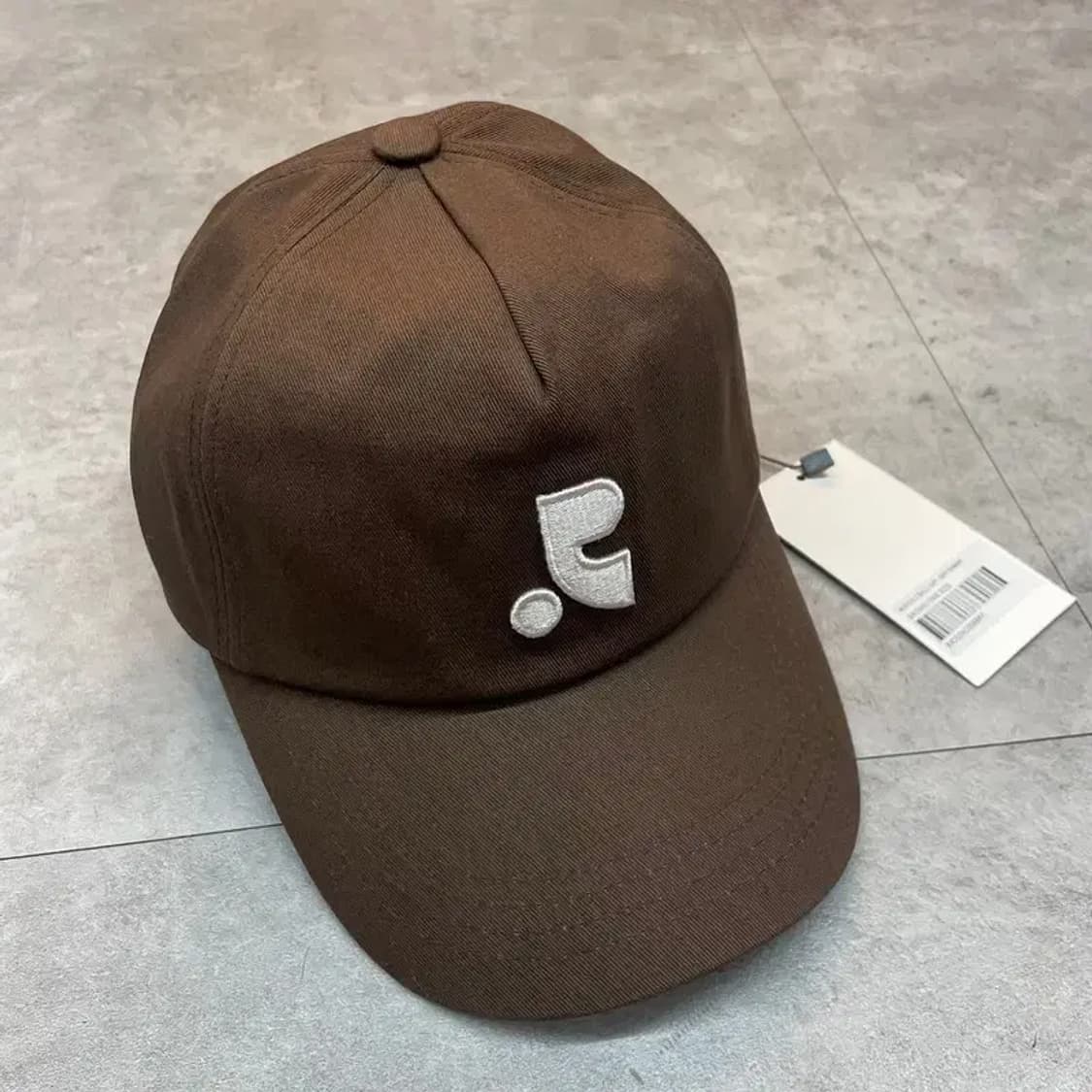 OS 새상품 레스트앤레크레이션 로고 코튼 볼캡 브라운 상품이미지2