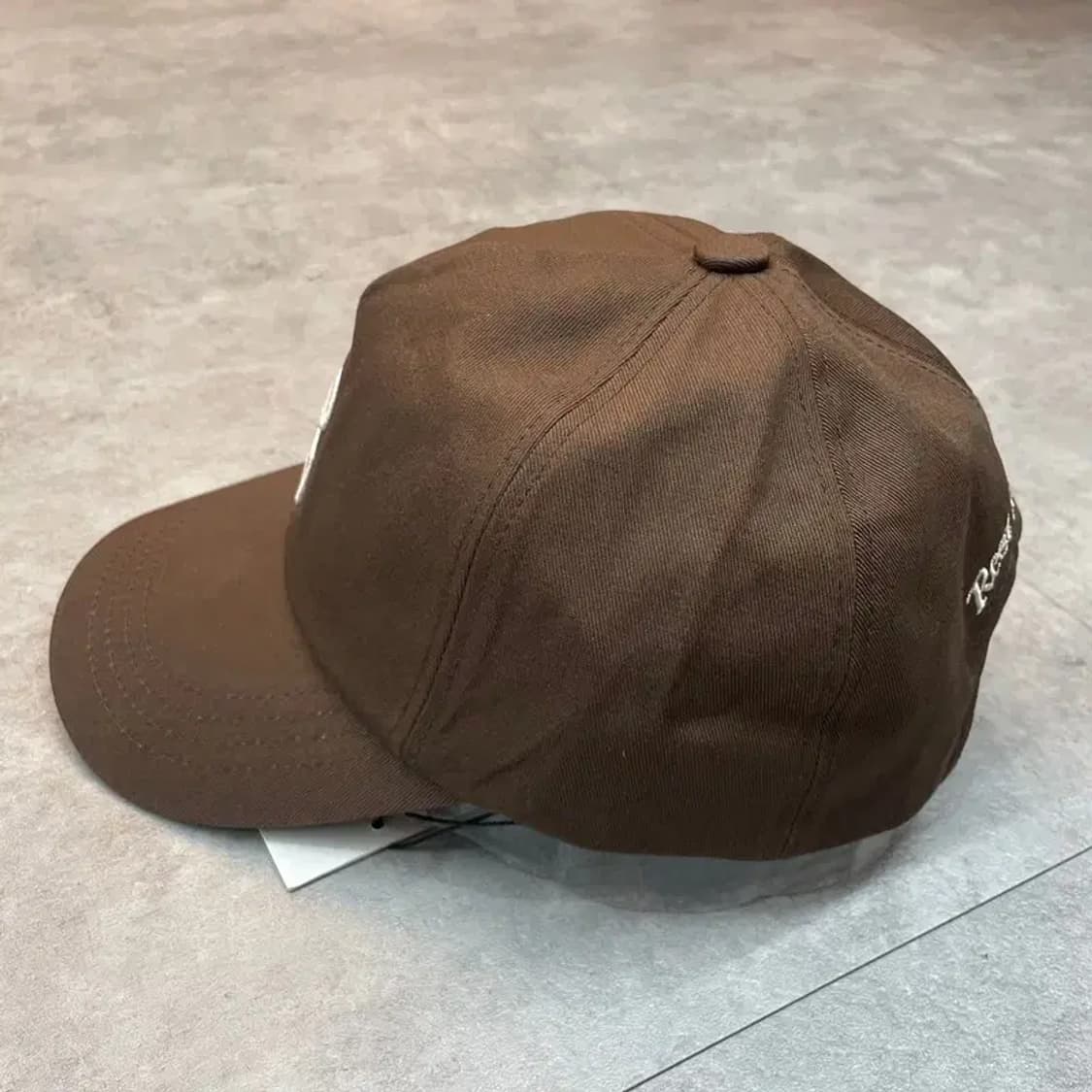 OS 새상품 레스트앤레크레이션 로고 코튼 볼캡 브라운 상품이미지5