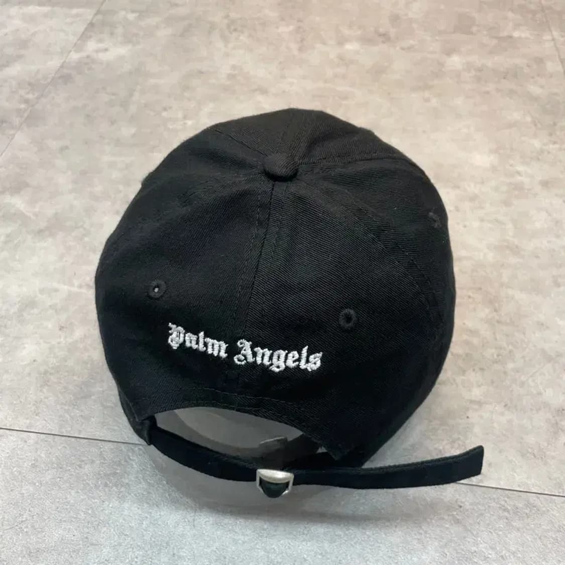 OS 팜 엔젤스 Palm Angels 버닝 헤드 볼캡 블랙 상품이미지3