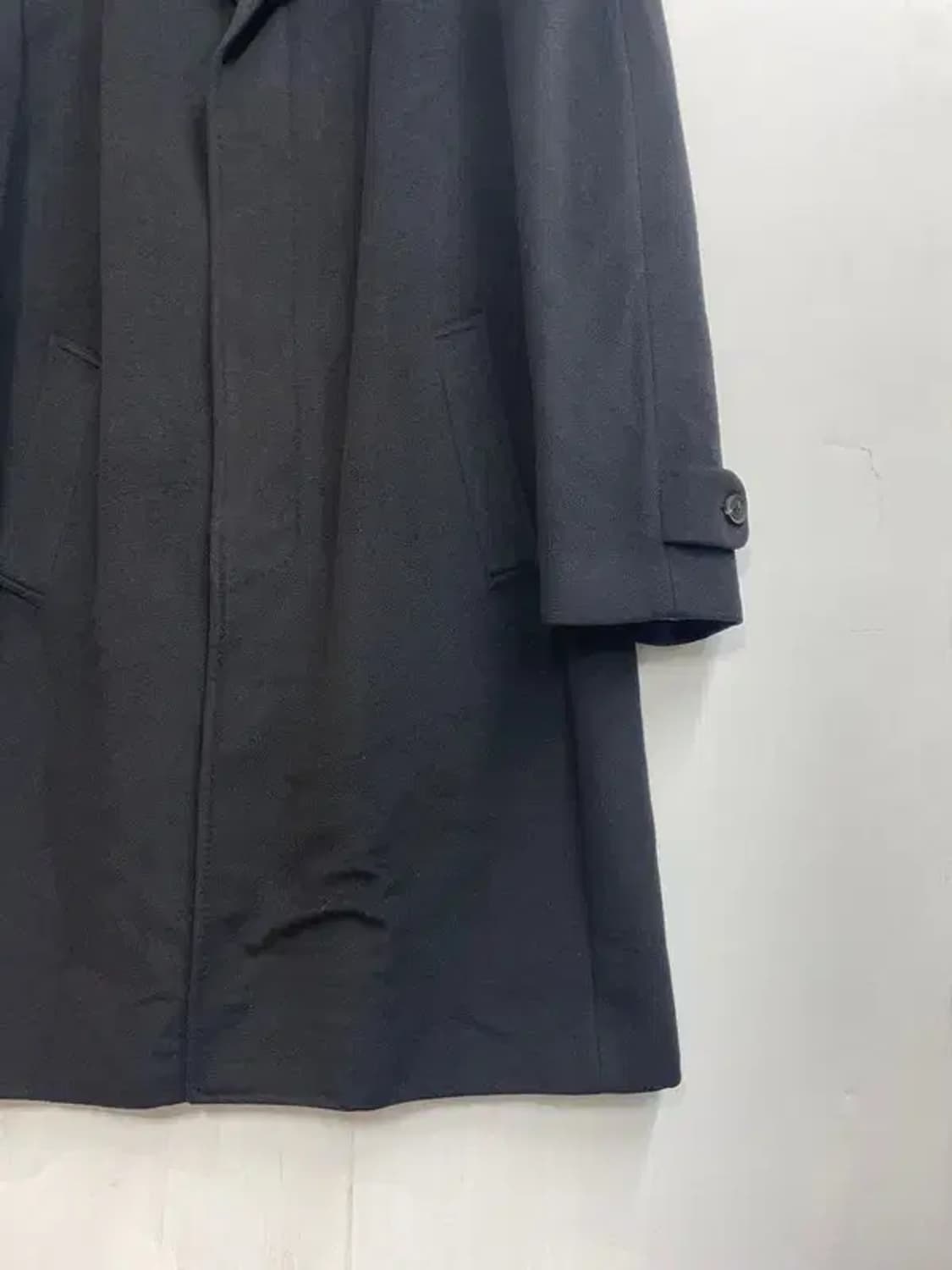 100 마에스트로 겨울 롱 코트 블랙 상품이미지3