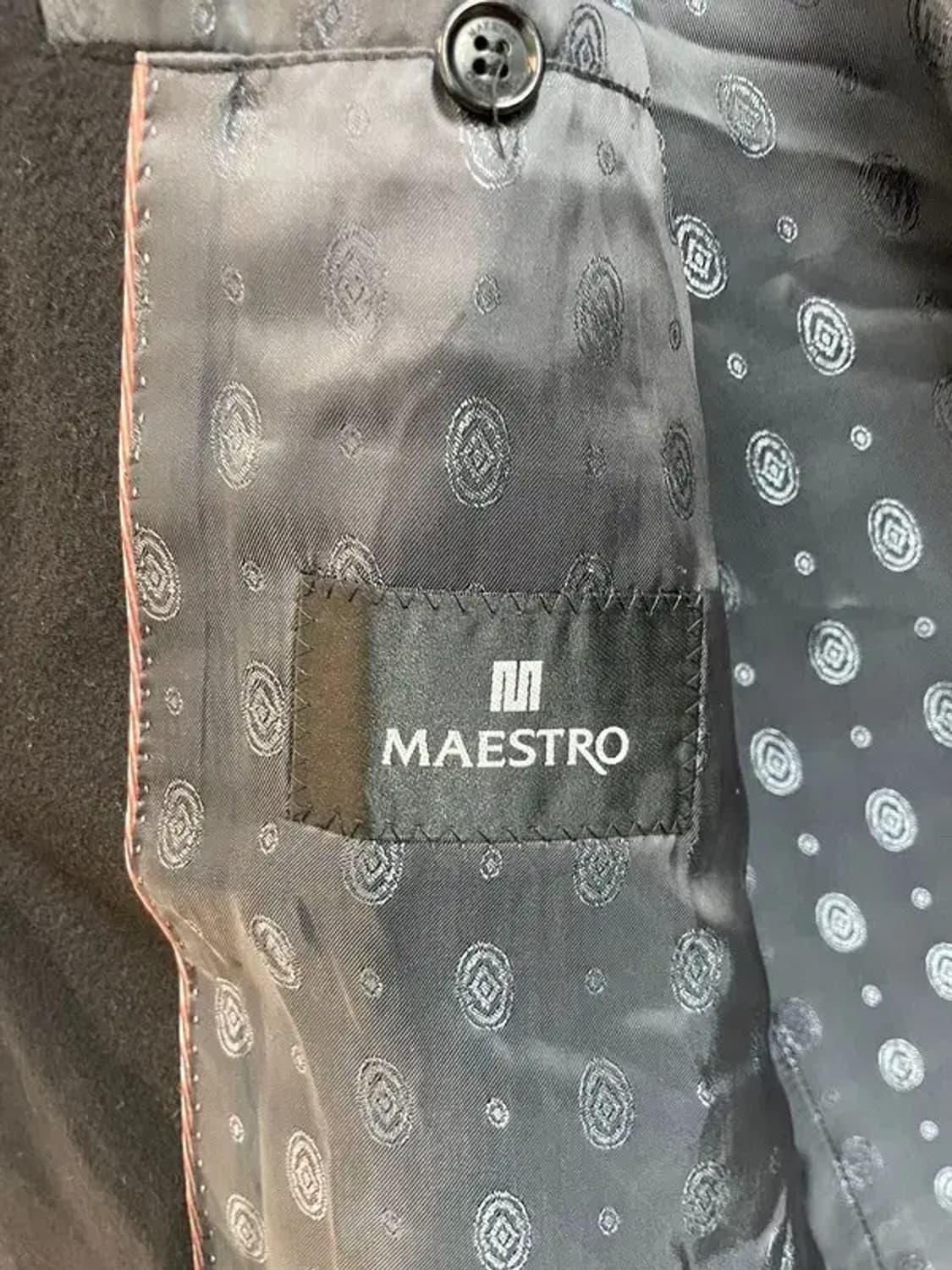 100 마에스트로 겨울 롱 코트 블랙 상품이미지7