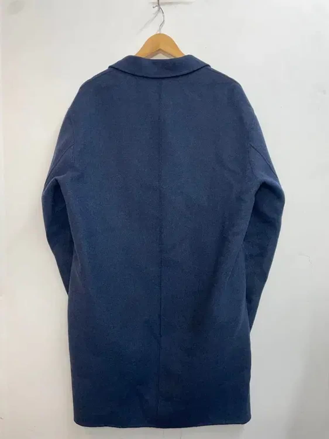 105 솔리드옴므 울 캐시미어 코트 블루 상품이미지9