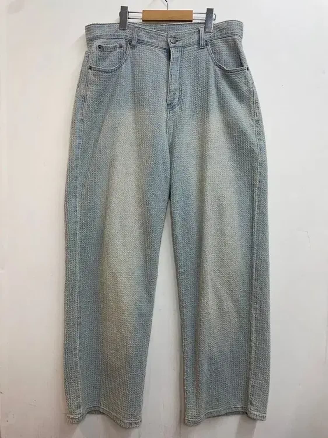 52 노이어 데미지 스트라이프 데님팬츠 상품이미지2