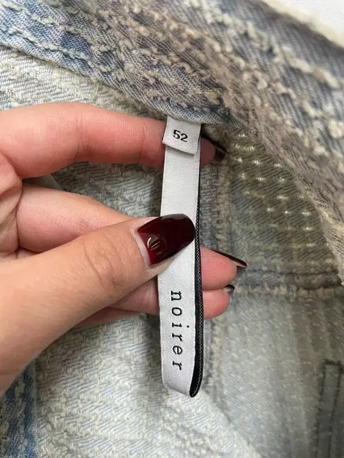 52 노이어 데미지 스트라이프 데님팬츠 상품이미지7