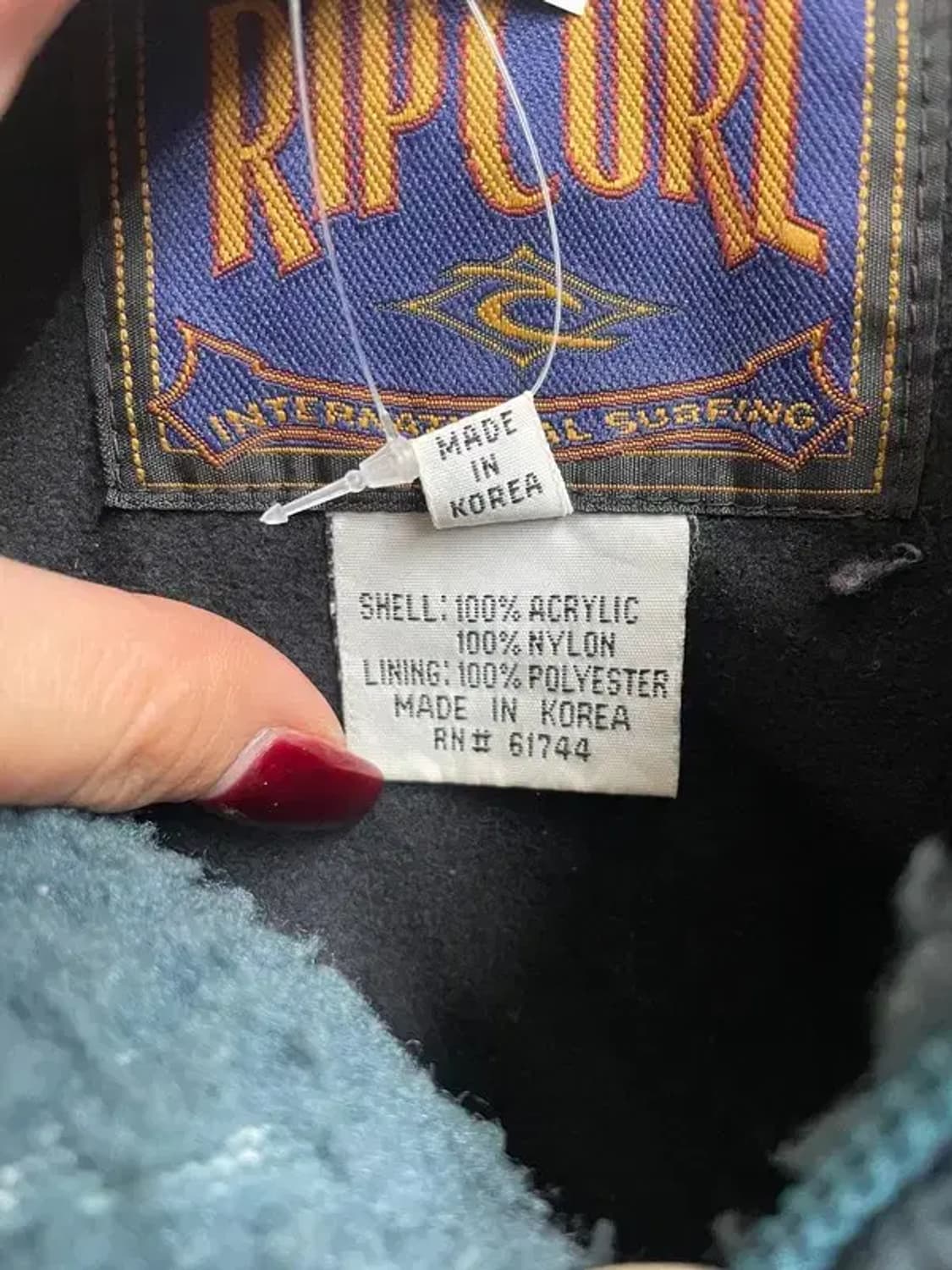 라지 90s Rip Curl 오버핏 플리스 후리스 상품이미지10