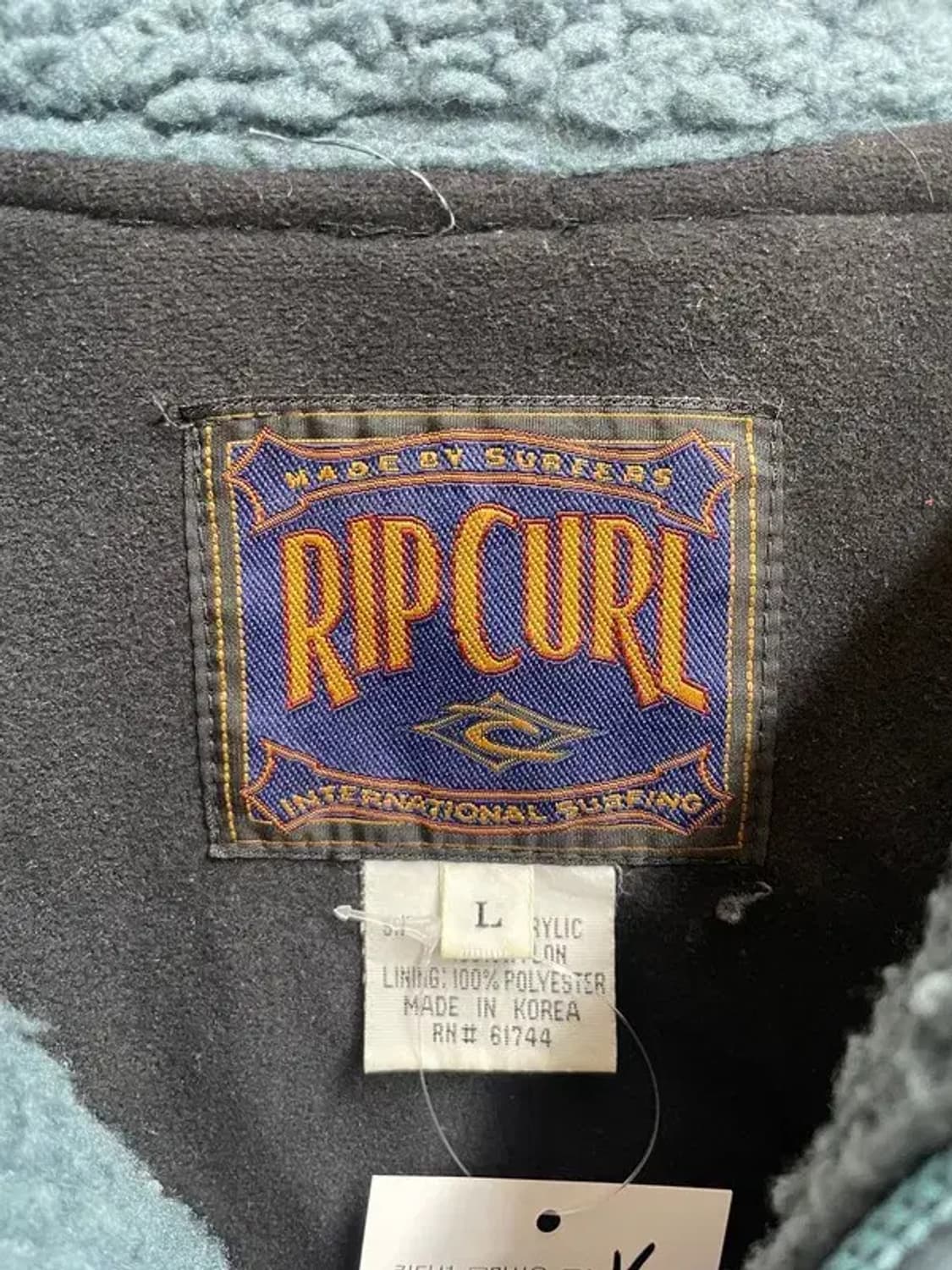 라지 90s Rip Curl 오버핏 플리스 후리스 상품이미지9