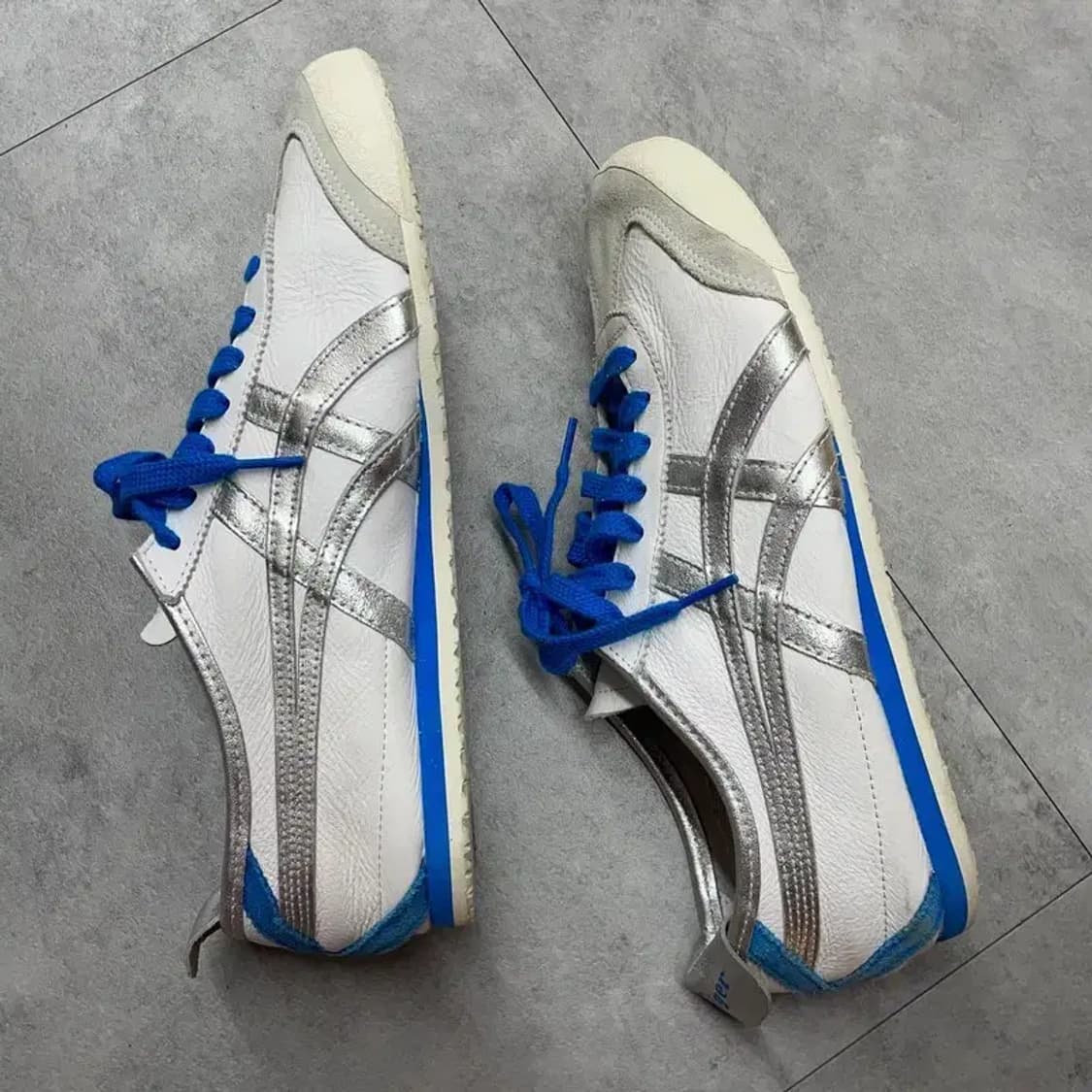 275 오니츠카 타이거 멕시코 66 화이트 퓨어 실버 스니커즈 상품이미지3