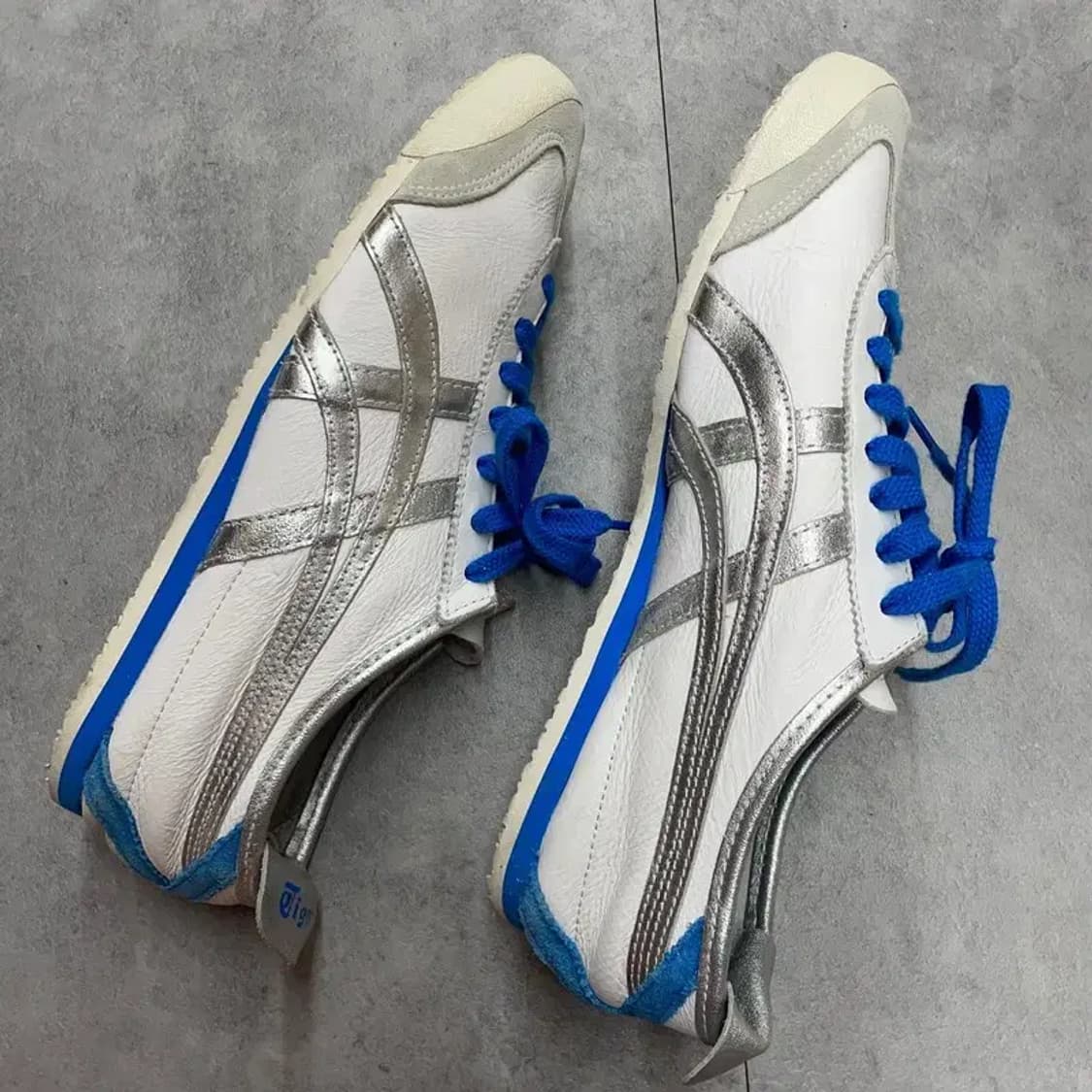 275 오니츠카 타이거 멕시코 66 화이트 퓨어 실버 스니커즈 상품이미지4