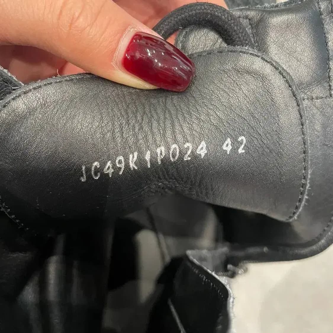 42 준지 블랙 비브람 솔 누벅 밀리터리 하이탑 부츠 새상품급 상품이미지6