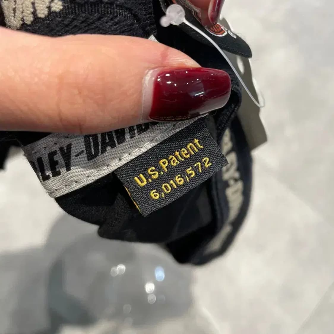 OS 할리데이비슨 플레임 볼캡 블랙 그레이 상품이미지7