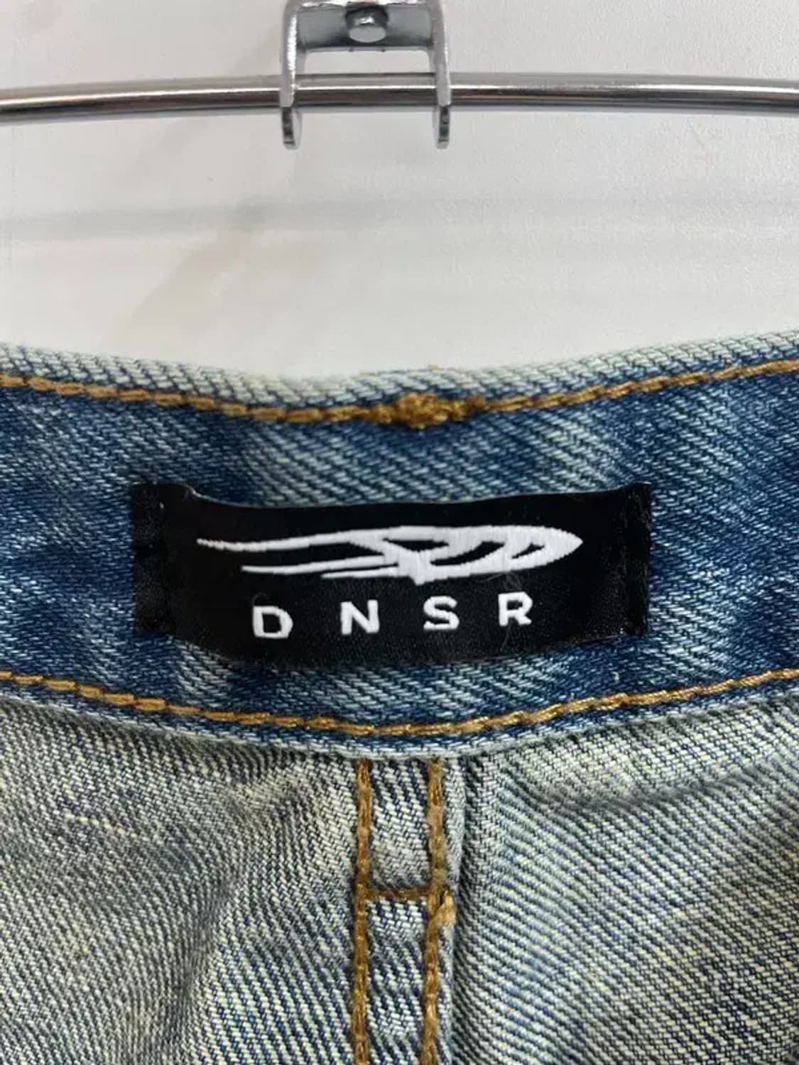 라지 DNSR 디엔에스알 데미지 와이드 워싱 데님 팬츠 상품이미지5