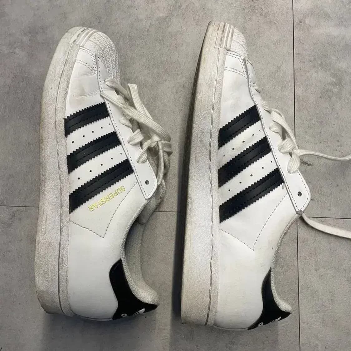 230 아디다스 슈퍼스타 스니커즈 화이트 상품이미지4