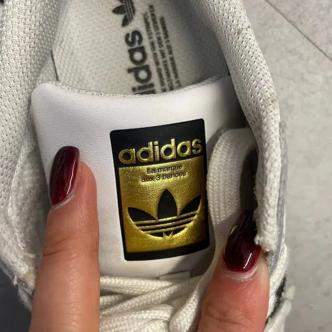 230 아디다스 슈퍼스타 스니커즈 화이트 상품이미지5