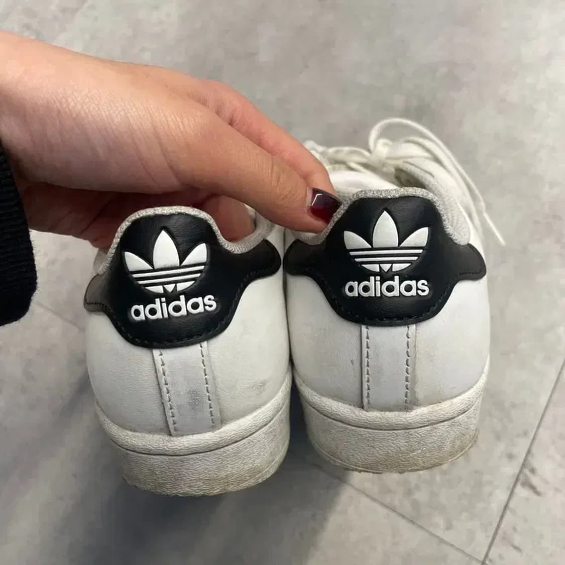 230 아디다스 슈퍼스타 스니커즈 화이트 상품이미지9