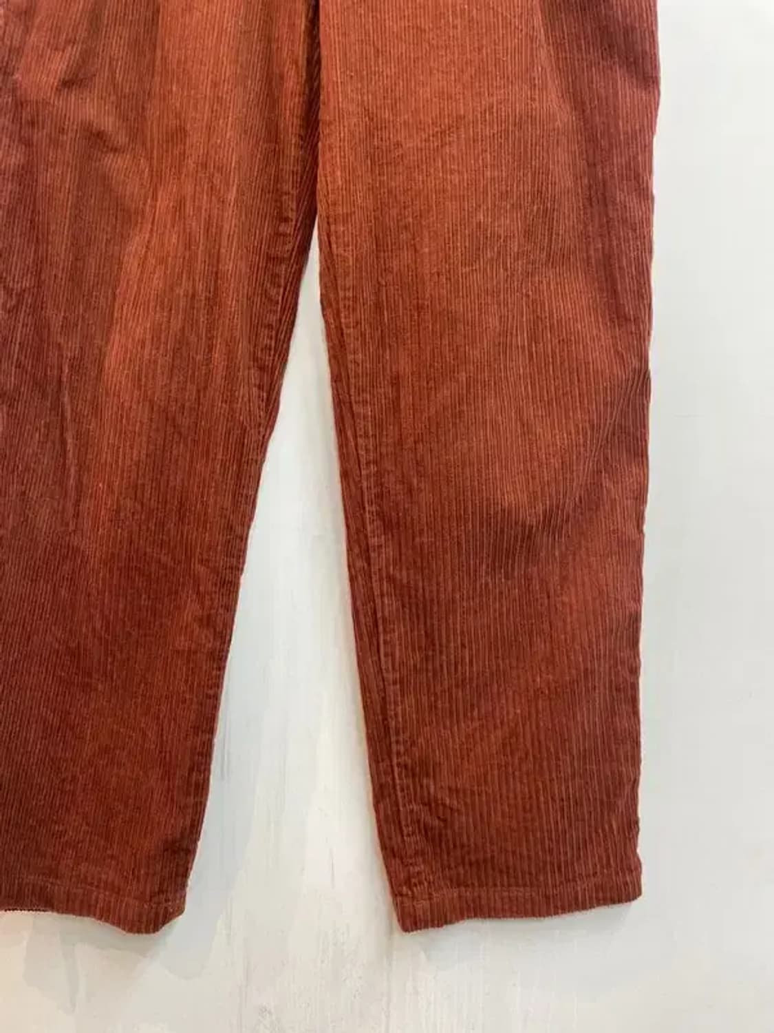34인치 pm 코듀로이 와이드 팬츠 주황색 빈티지 상품이미지3