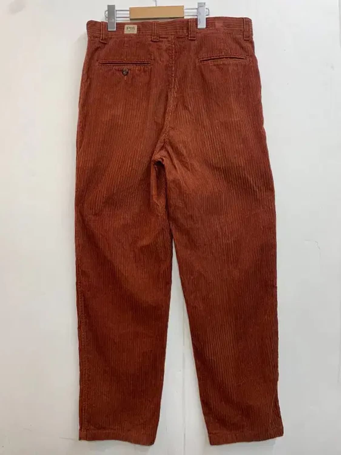 34인치 pm 코듀로이 와이드 팬츠 주황색 빈티지 상품이미지7