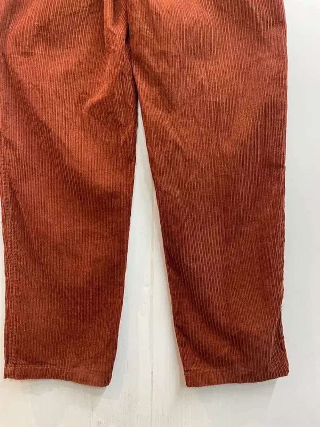 34인치 pm 코듀로이 와이드 팬츠 주황색 빈티지 상품이미지8