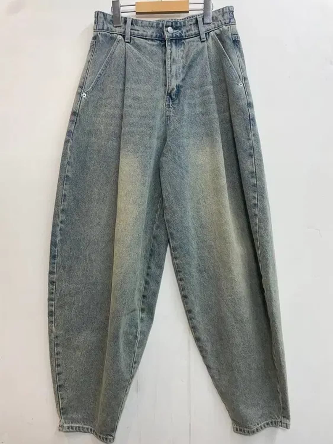 스몰 엑스톤즈 XTONZ 빅 와이드 벌룬 데님 팬츠 블루 상품이미지2