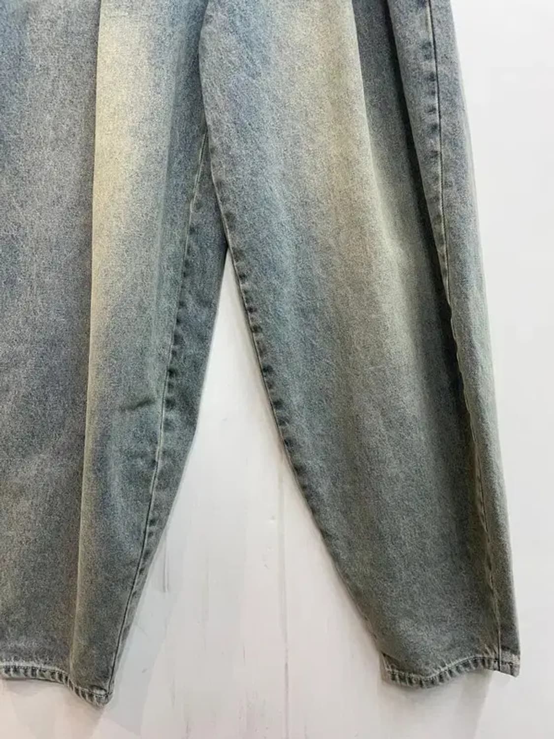 스몰 엑스톤즈 XTONZ 빅 와이드 벌룬 데님 팬츠 블루 상품이미지3