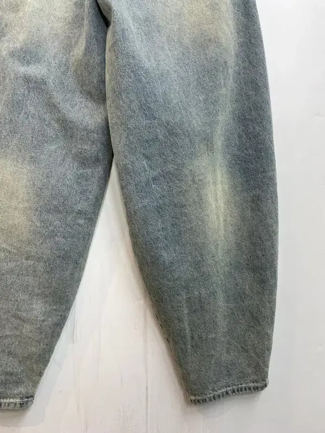 스몰 엑스톤즈 XTONZ 빅 와이드 벌룬 데님 팬츠 블루 상품이미지8