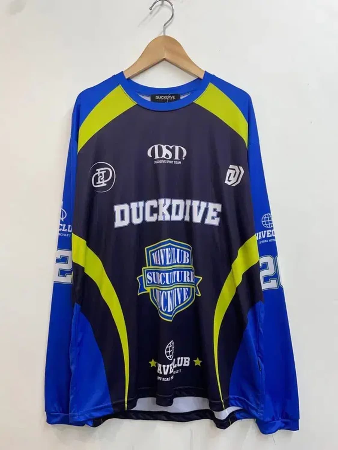 라지 덕다이브 모터사이클 롱슬리브 져지 긴팔티 상품이미지2