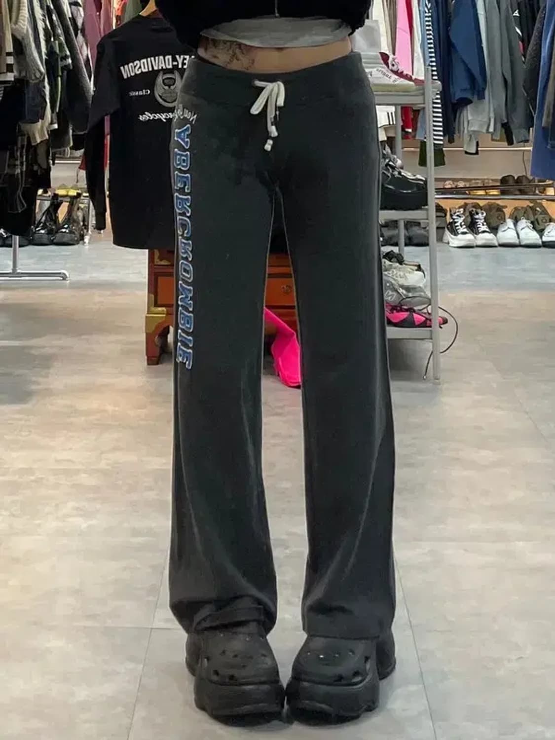 스몰 아베크롬비 피치 로고 트레이닝 팬츠 상품이미지1