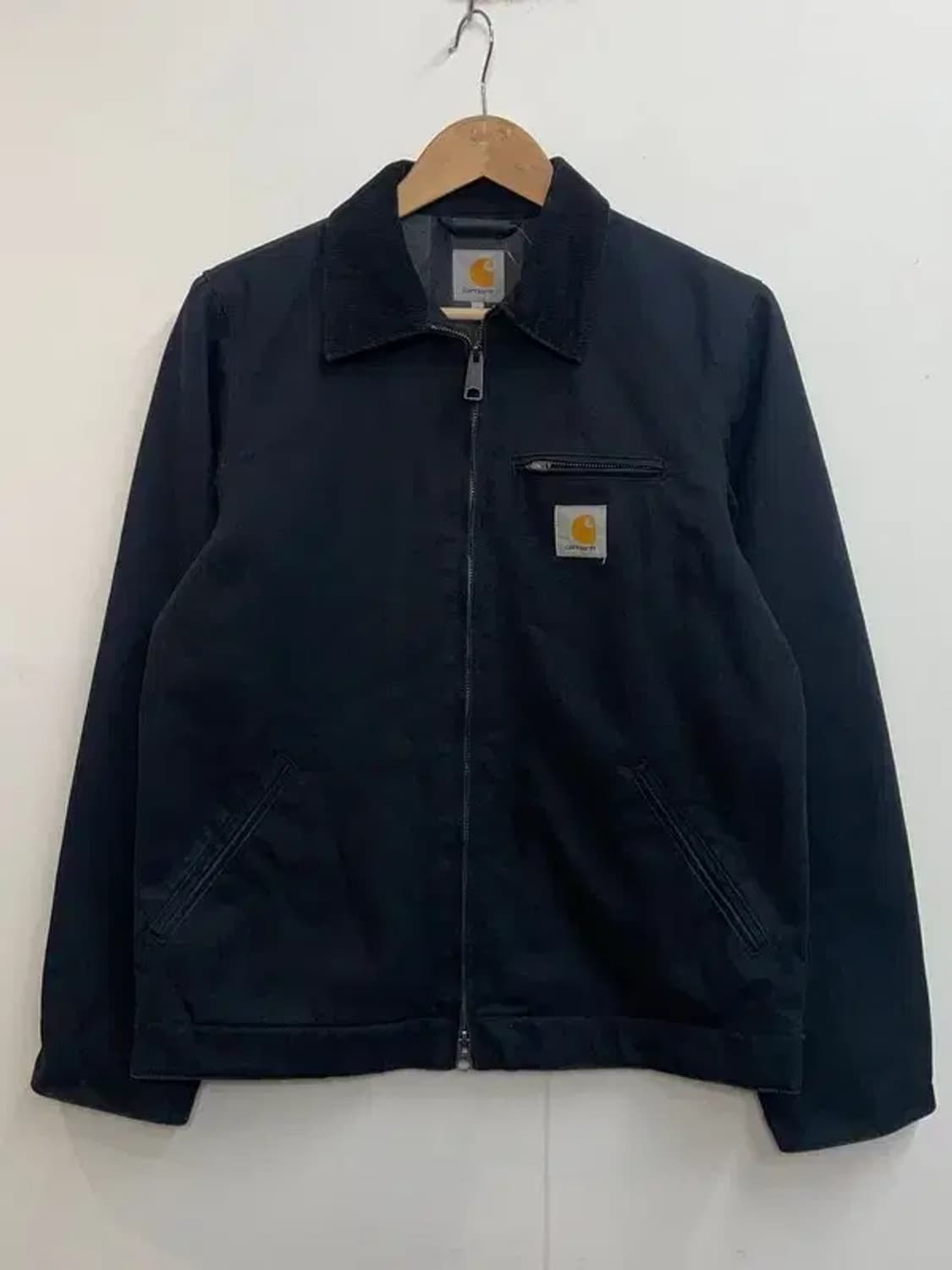 스몰 칼하트 올드스쿨 디트로이트 자켓 블랙 빈티지 상품이미지2