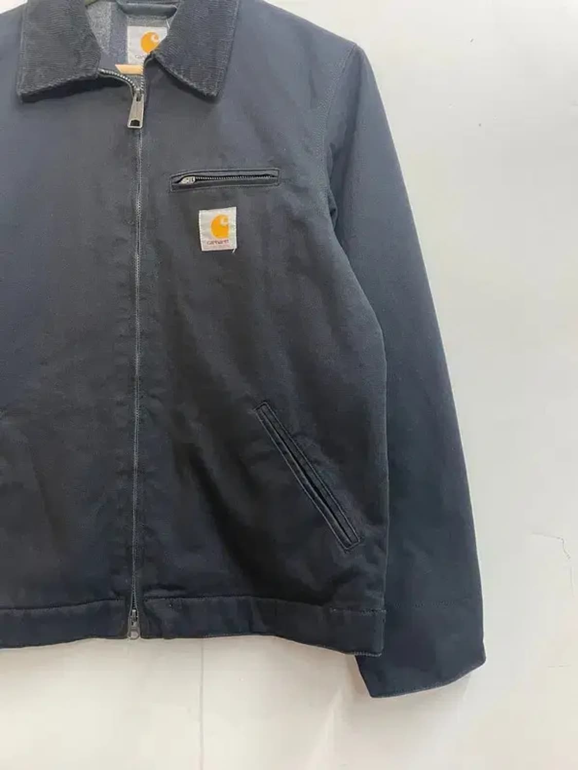 스몰 칼하트 올드스쿨 디트로이트 자켓 블랙 빈티지 상품이미지3