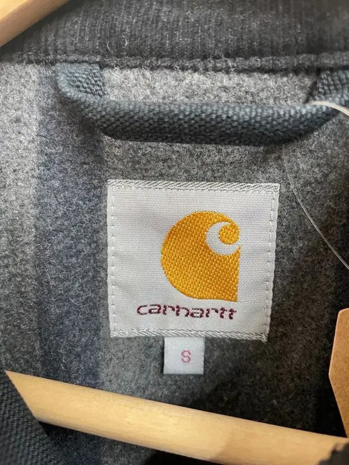 스몰 칼하트 올드스쿨 디트로이트 자켓 블랙 빈티지 상품이미지5