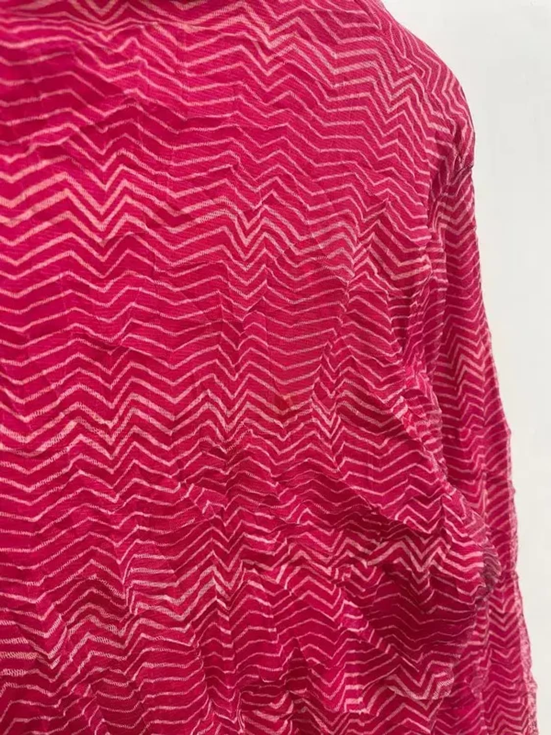 프리 여자 메쉬 터틀넥 긴팔 티셔츠 핑크 상품이미지5