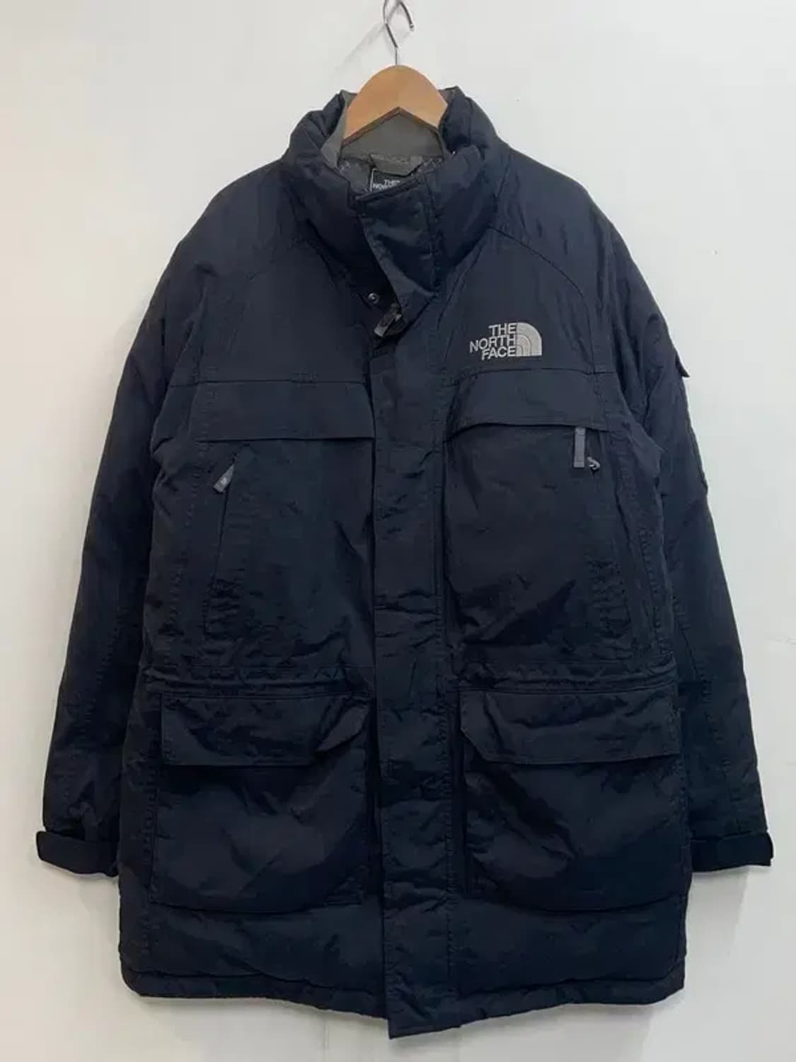 스몰 노스페이스 블랙 구스다운 패딩 점퍼 블랙 상품이미지2