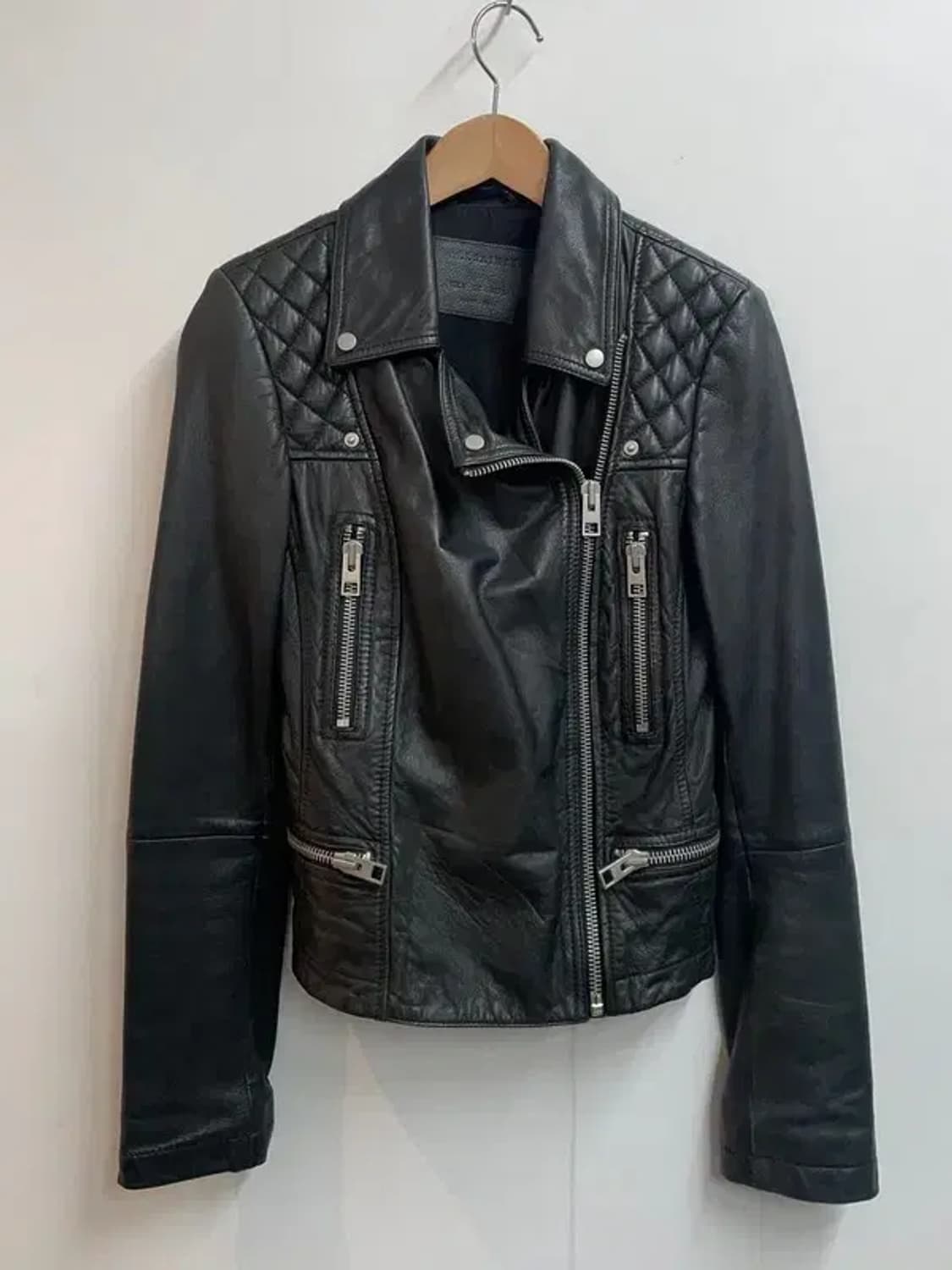 올세인츠 바이커 자켓 xs 램스킨 레더자켓 상품이미지2