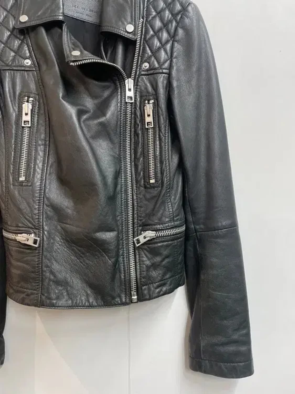 올세인츠 바이커 자켓 xs 램스킨 레더자켓 상품이미지3