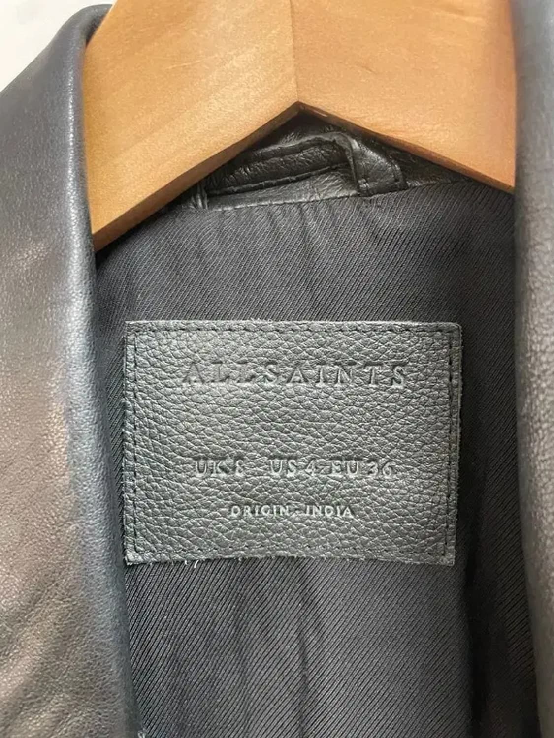 올세인츠 바이커 자켓 xs 램스킨 레더자켓 상품이미지5