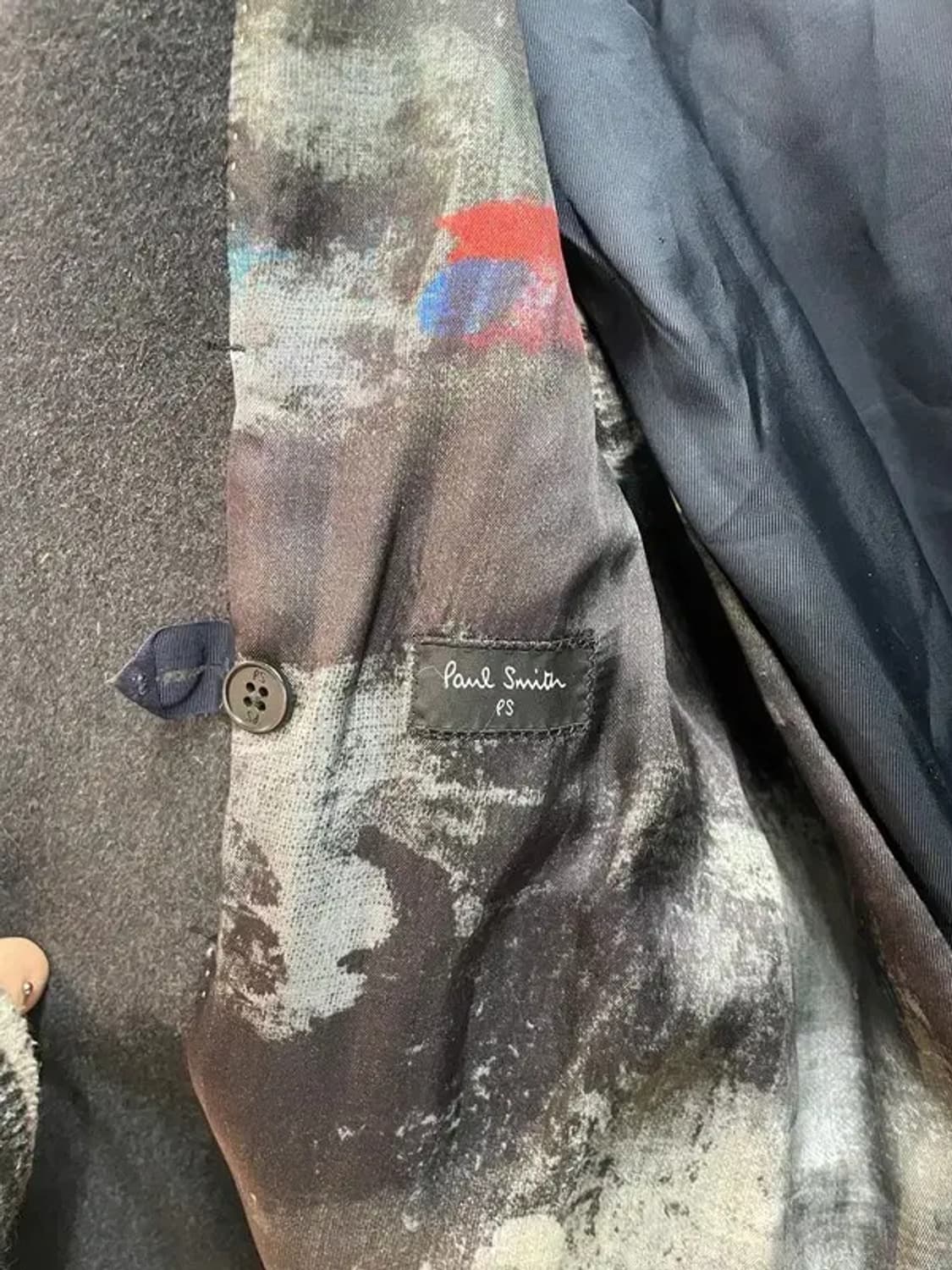 스몰 폴스미스 오버핏 올드스쿨 롱코트 상품이미지5