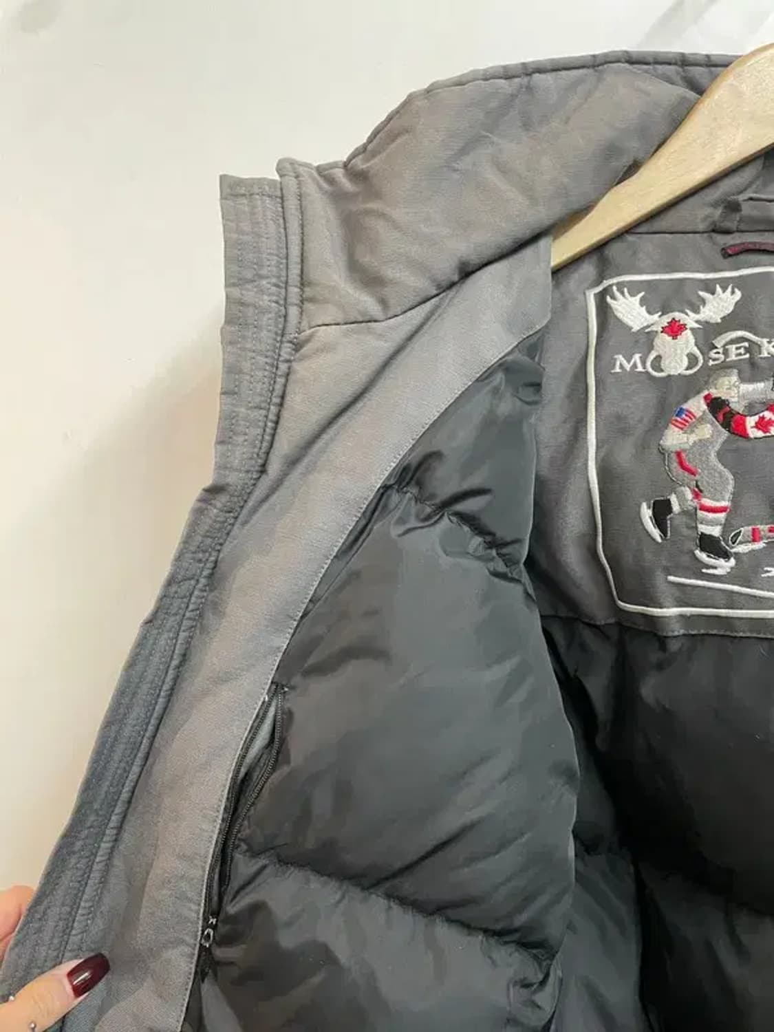 스몰 무스너클 발리스틱 봄버 패딩 점퍼 화이트 퍼 상품이미지6