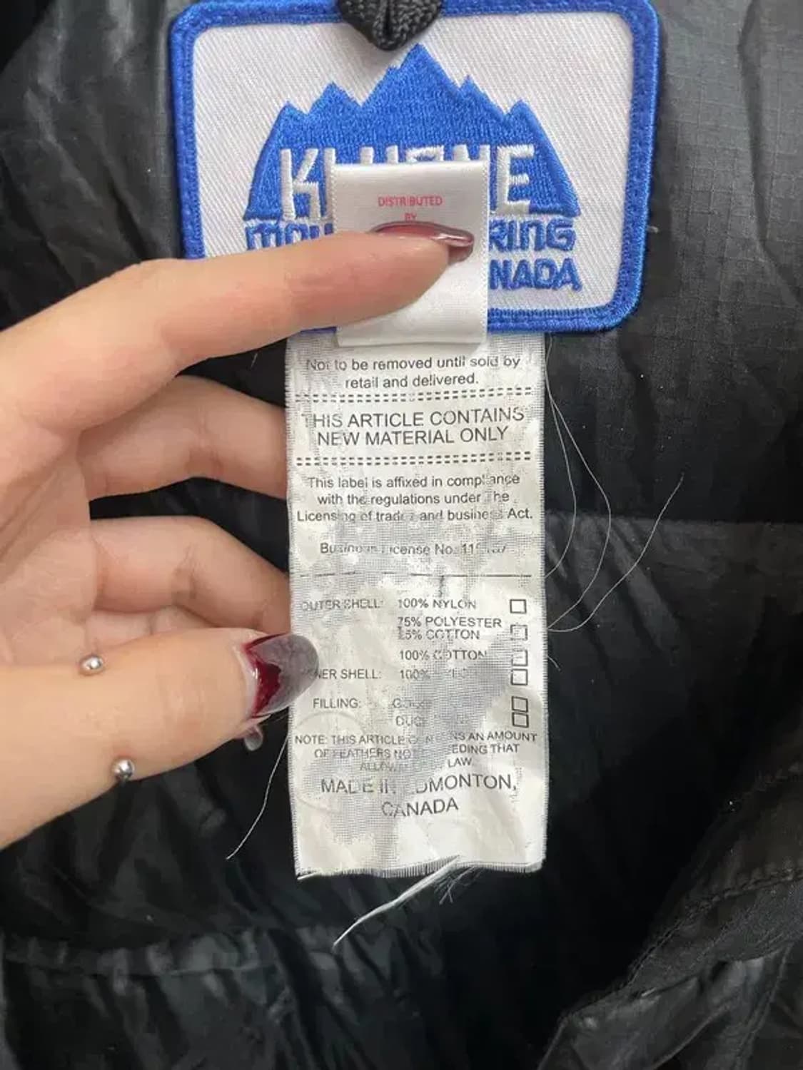 미디움 클루아니 마운티어링 다운패딩 점퍼 블랙 상품이미지6