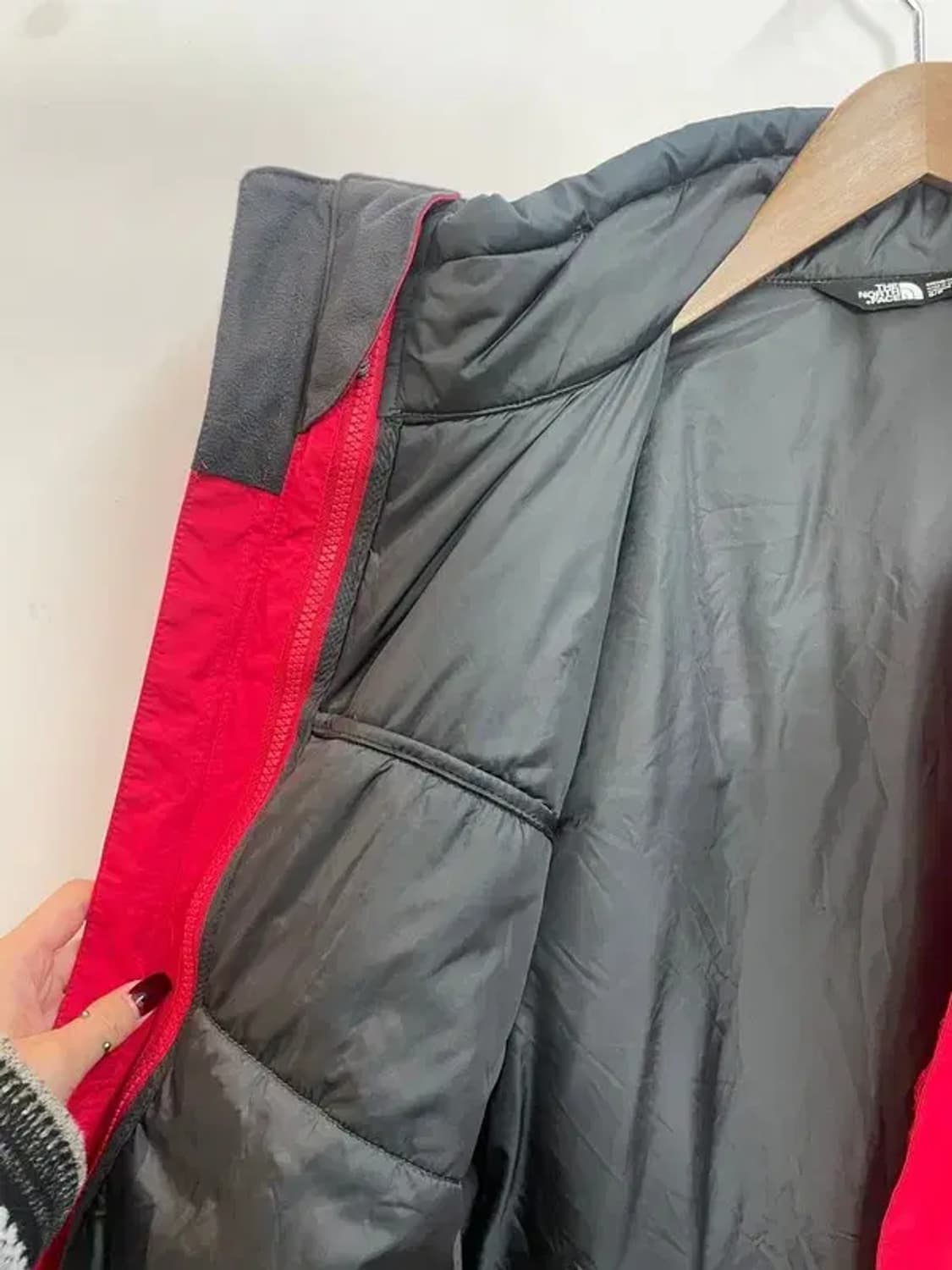 스몰 노스페이스 스플렉스 겨울용 바람막이 자켓 레드 상품이미지6